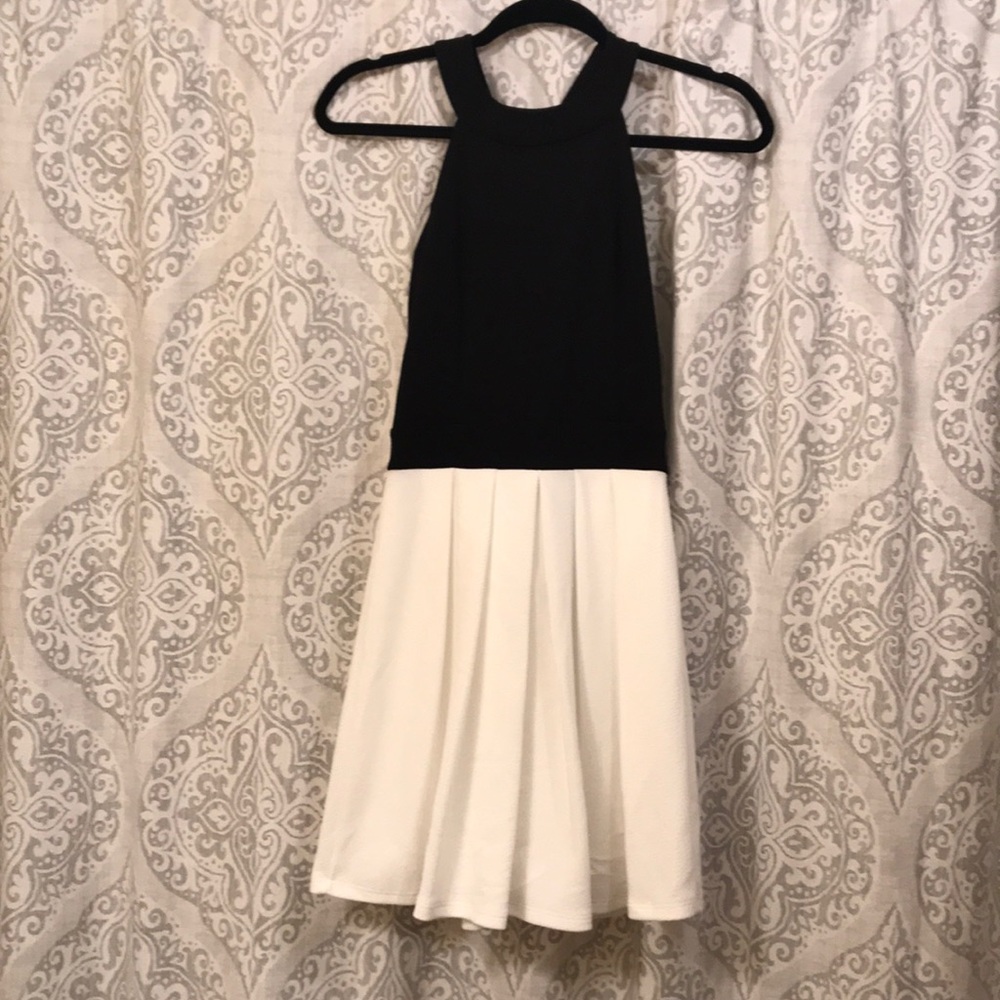 Black and white dress